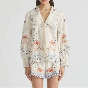 ANTIPODEAN Matchmakers Wide Collar Blouse